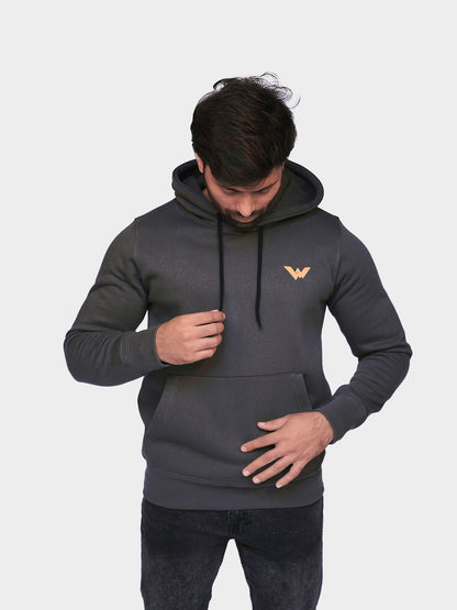 Unisex Gray Pullover Hoodie