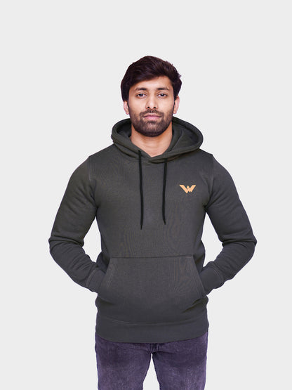 Unisex Gray Pullover Hoodie